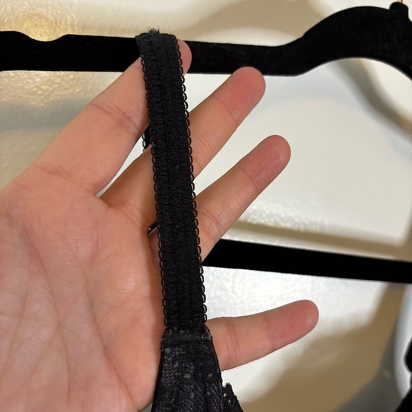 Pour Moi? Black and Gray Lace Trim Underwire Bra - Picture 16 of 16